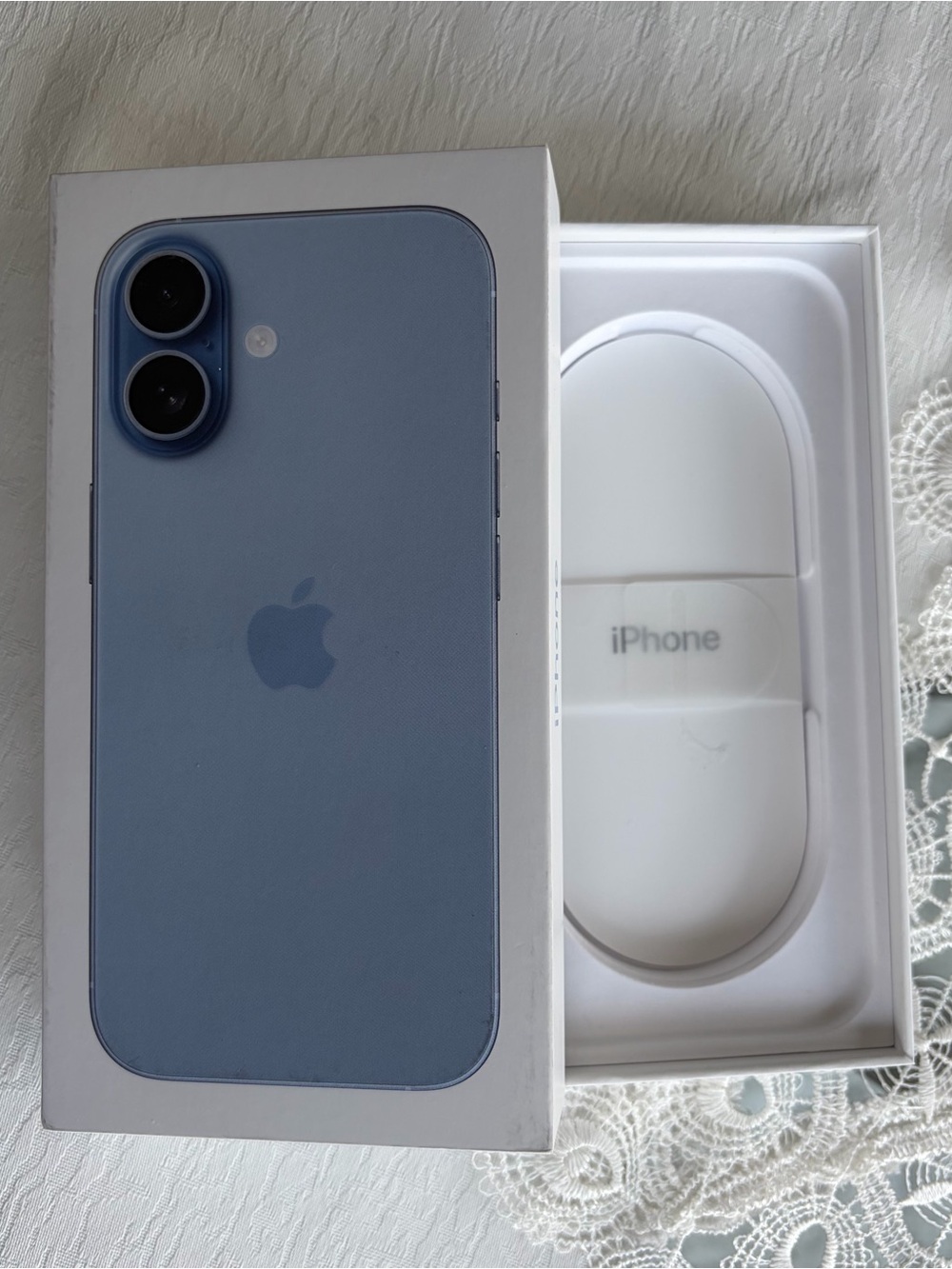 Apple iPhone Box ONLY - Blue 17 box